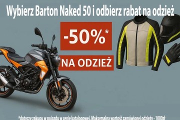 Ścigacz Barton NAKED 50ccm na kat. AM Dostawa pod dom