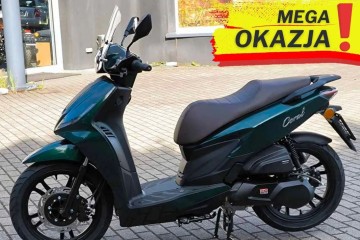 Coral 125cc 2024 10KM Duże koła+ Szyba na kat A1 lub B