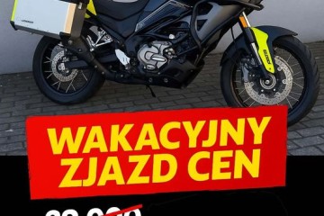 QJMOTOR SVT650X 76KM Kufry Podgrzew. Manetki Kanapa Dostawa za 249zł